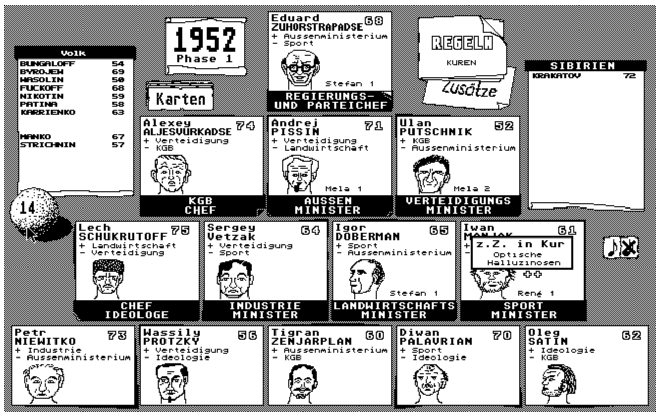 Screnshot of Kreml on Atari ST