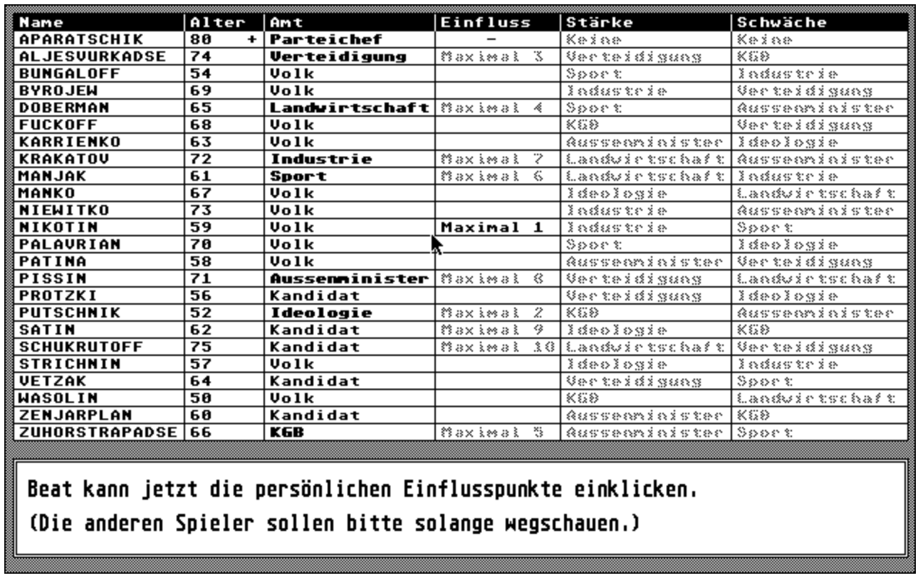 Screnshot of Kreml on Atari ST