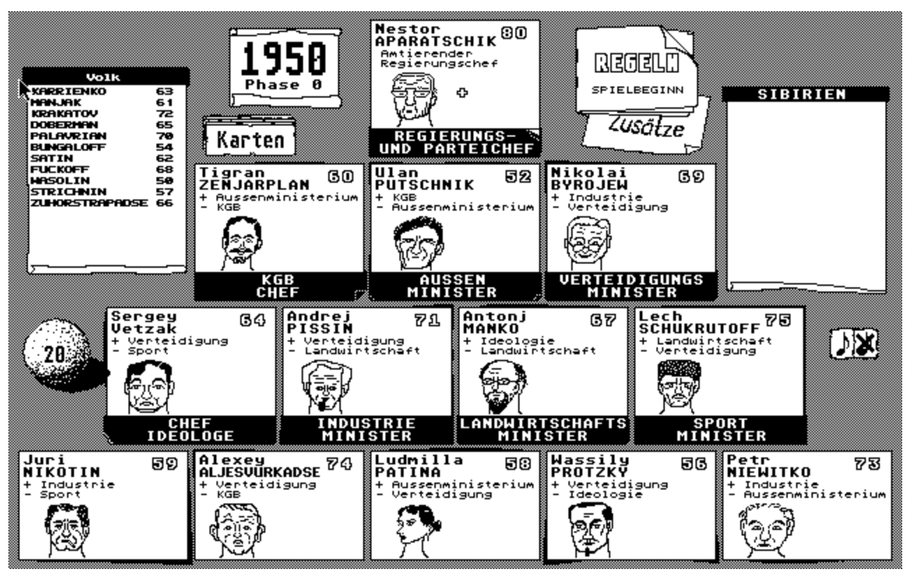 Screnshot of Kreml on Atari ST